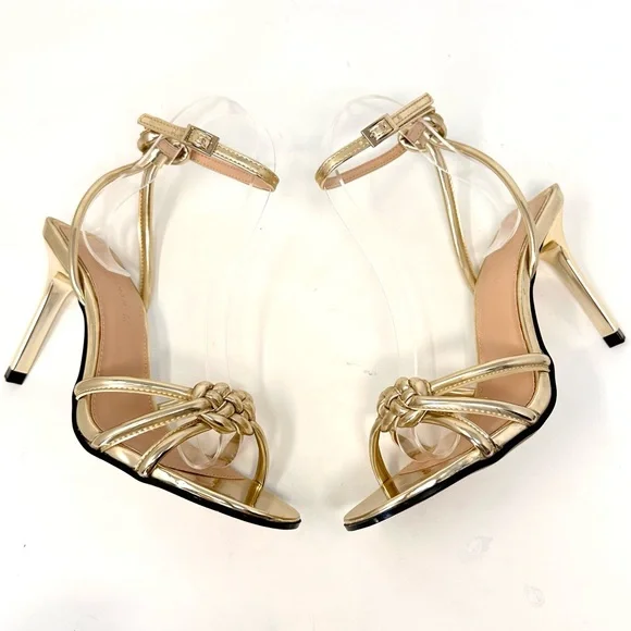 Zara Woman Gold High Heel - Picture 5 of 16